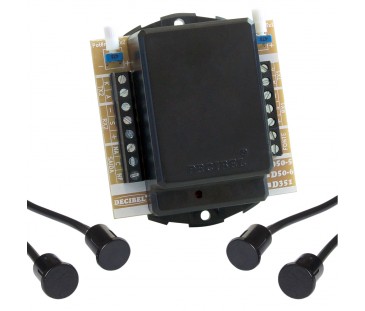 D50-6 Sensor De Barreira Para Embutir, Feixe Duplo, Digital e Microcontrolado.
